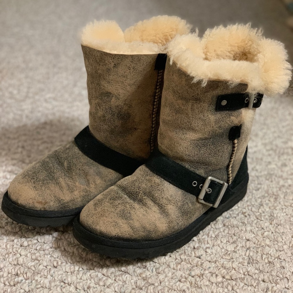UGG buckle boots